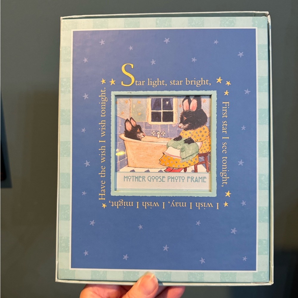Vintage Mother Goose Photo Frame “Star Light, Star Bright” - Picture 4 of 8